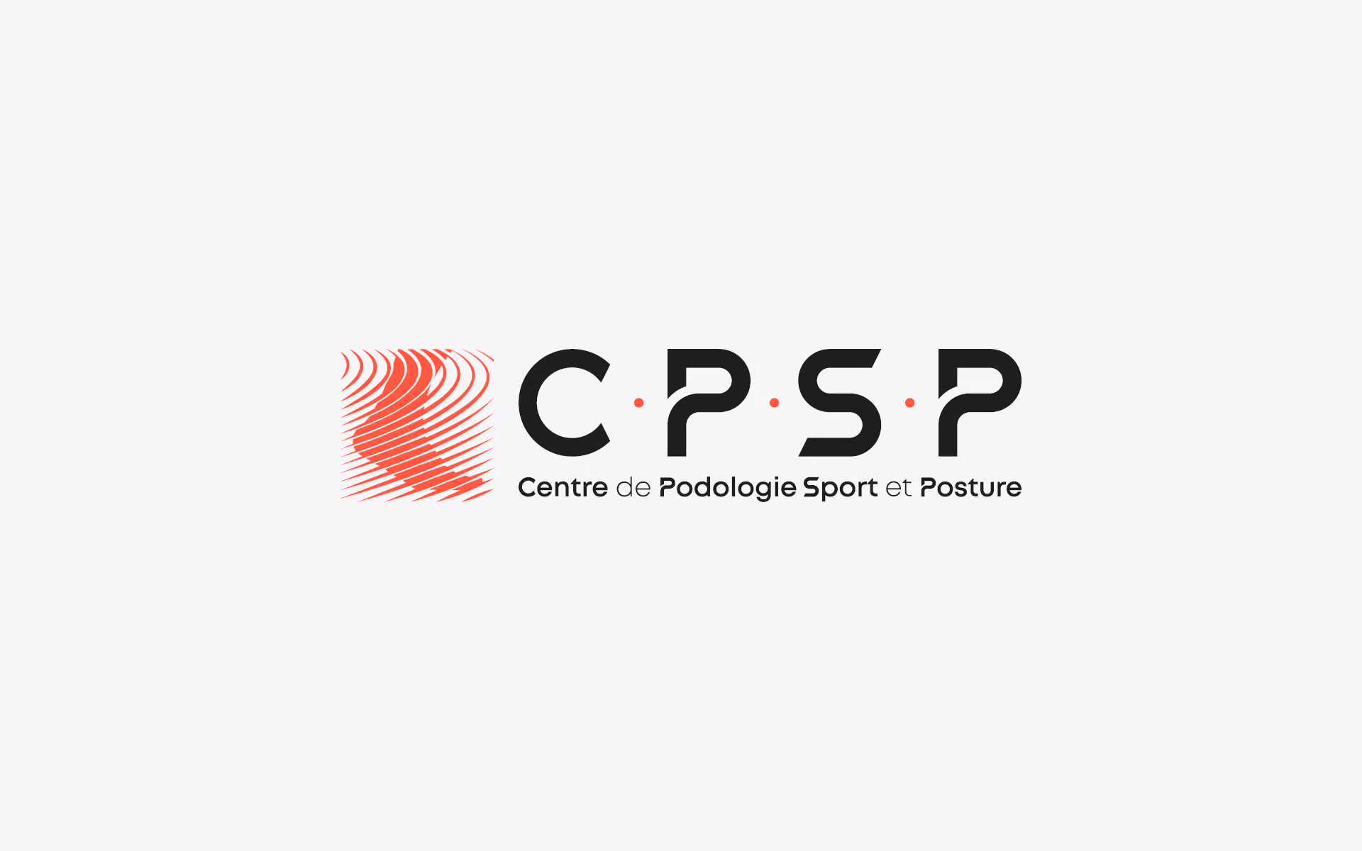 Logo sur fond blanc du Centre de Podologie du Sport et Posture
