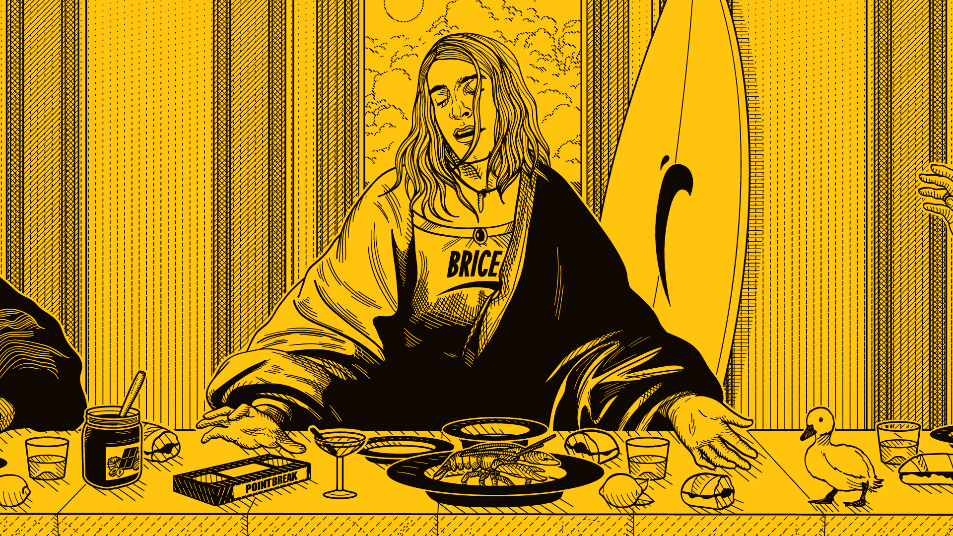 Coffret collector Blu-Ray du film Brice de Nice - Gros plan.