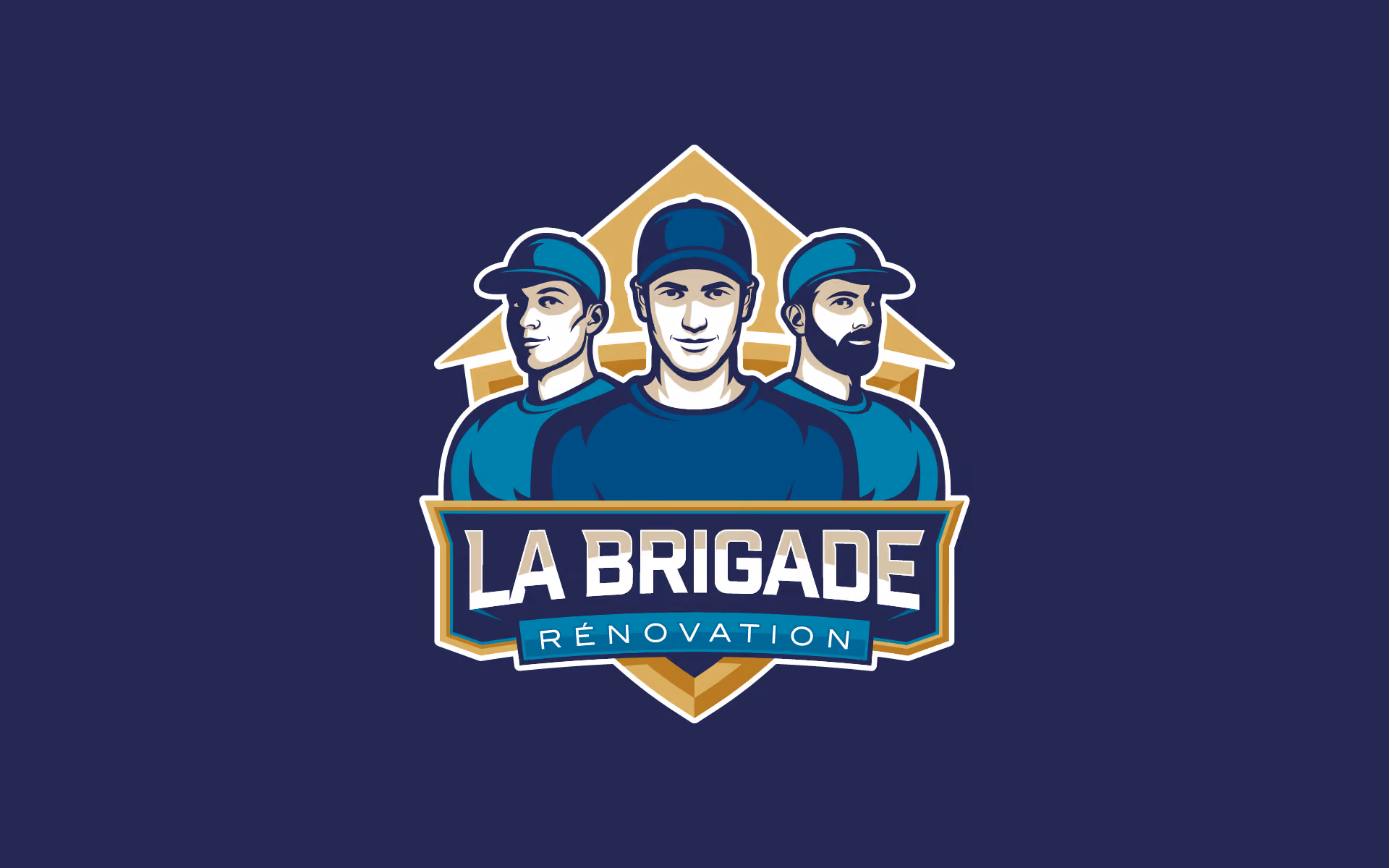 Logotype de La Brigade Renovation, spécialiste de la rénovation résidentielle à La Rochelle.