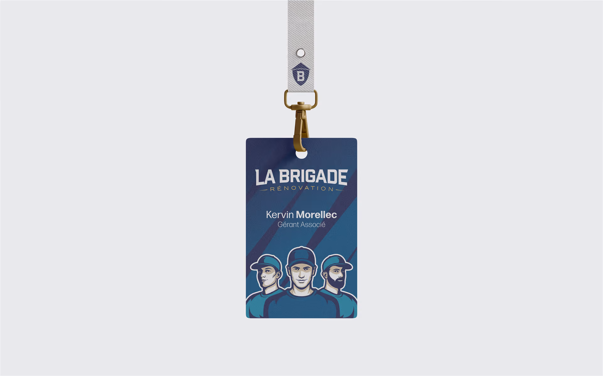 Badge de La Brigade Renovation, spécialiste de la rénovation résidentielle à La Rochelle.