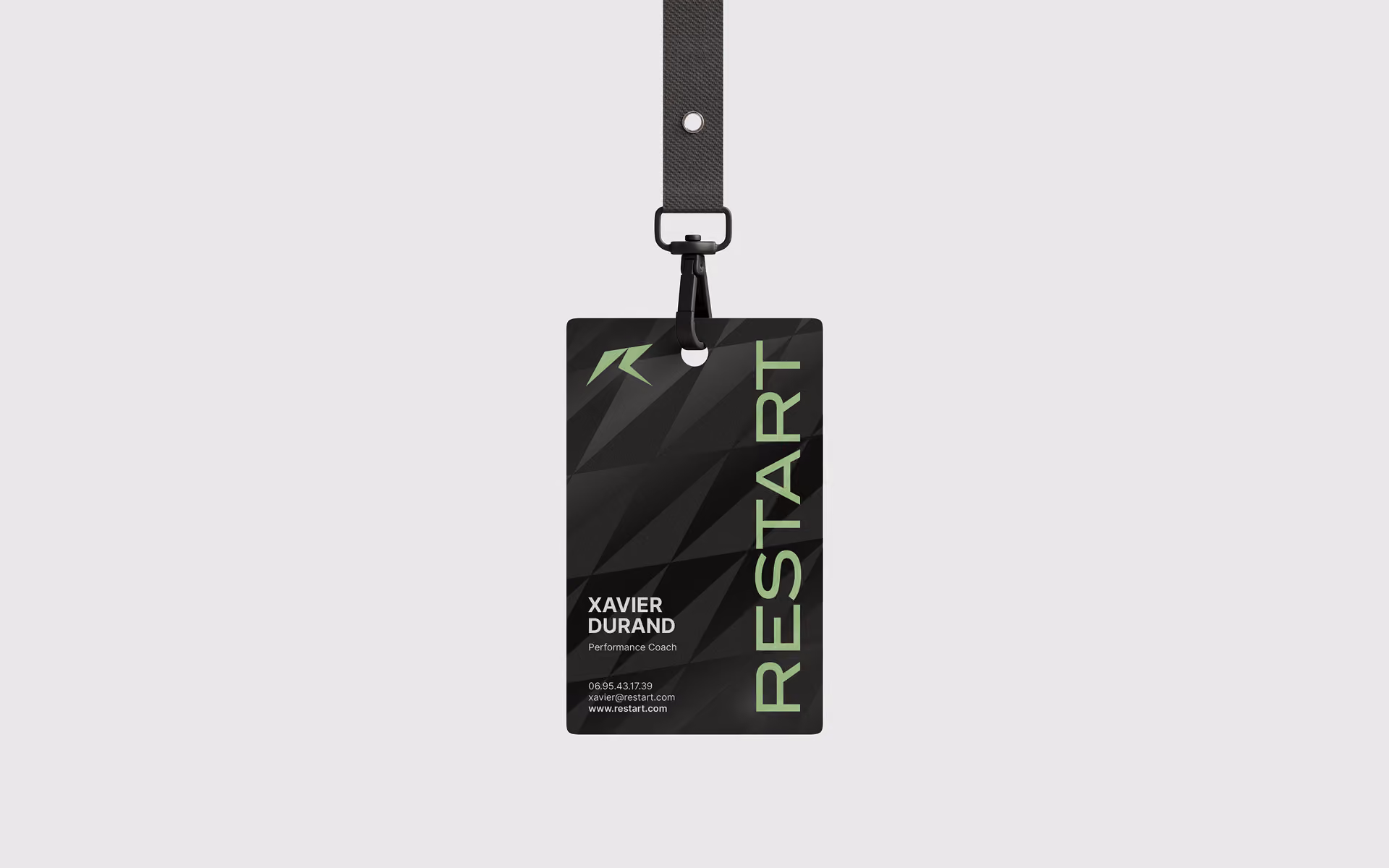 Badge Restart, spécialisé dans la réathlétisation des sportifs professionnels