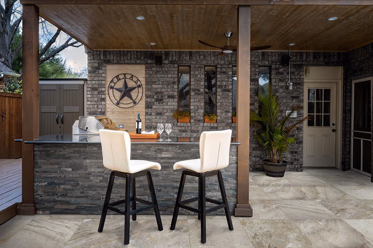 patio porcelain pavers quartzite