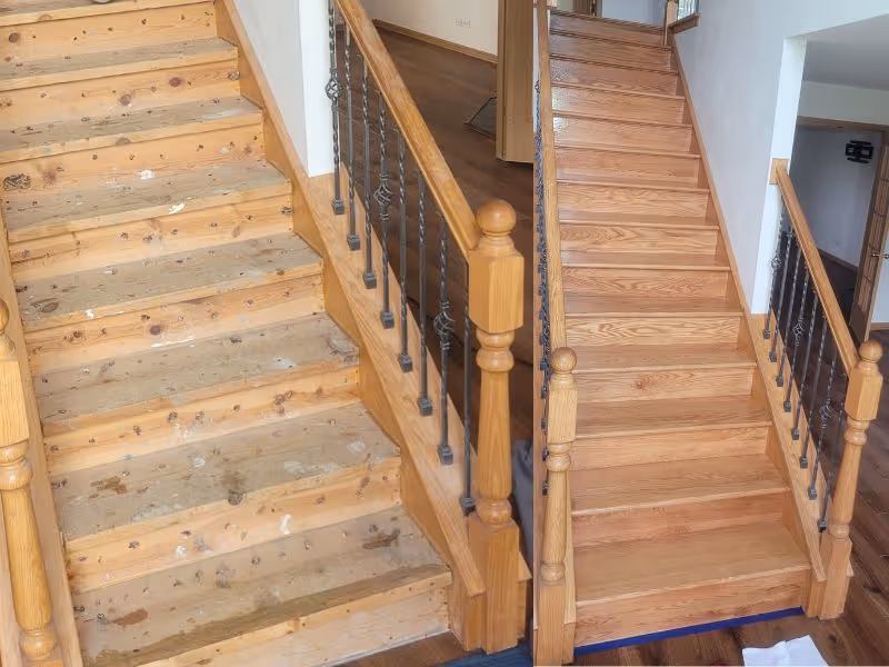 full hause remodeling stairs by Majestic Tiles