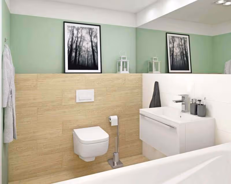 horizontal porcelain tiles chicago