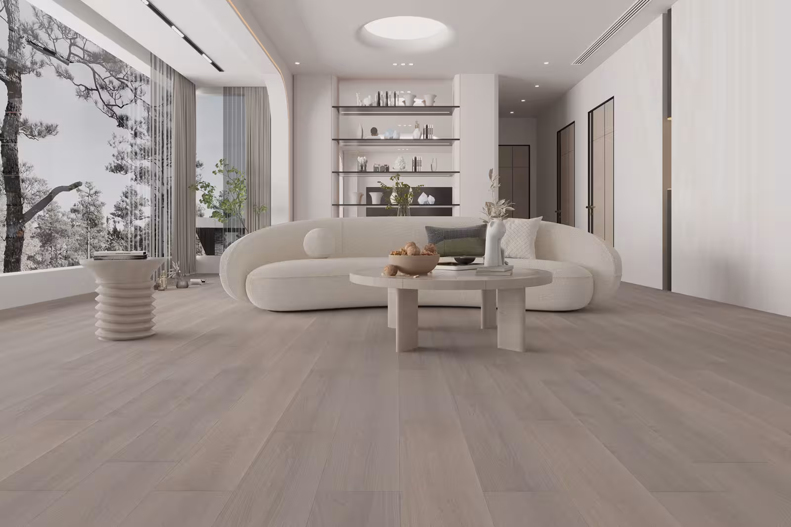 American White Oak 6 Collection - Silver Stone