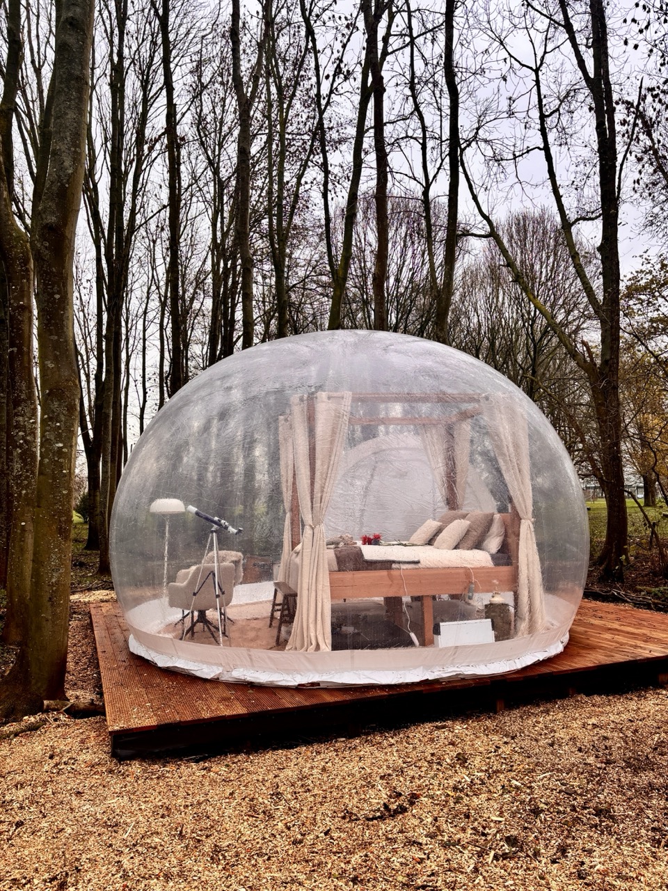 Hout gestookte hottub airbnb