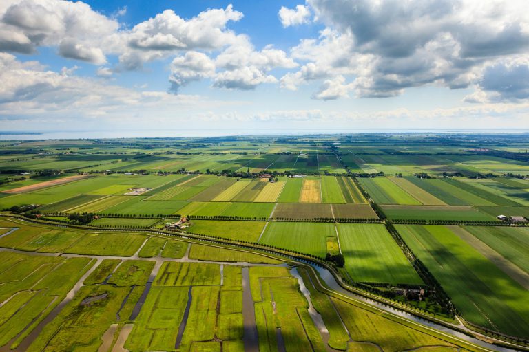 Fietsen door de groene Beemster polder