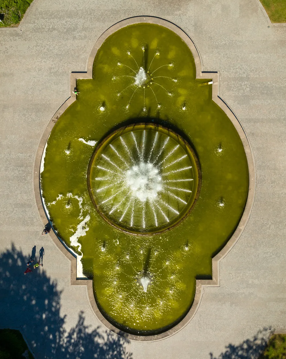 Drohnenaufnahme - Brunnen