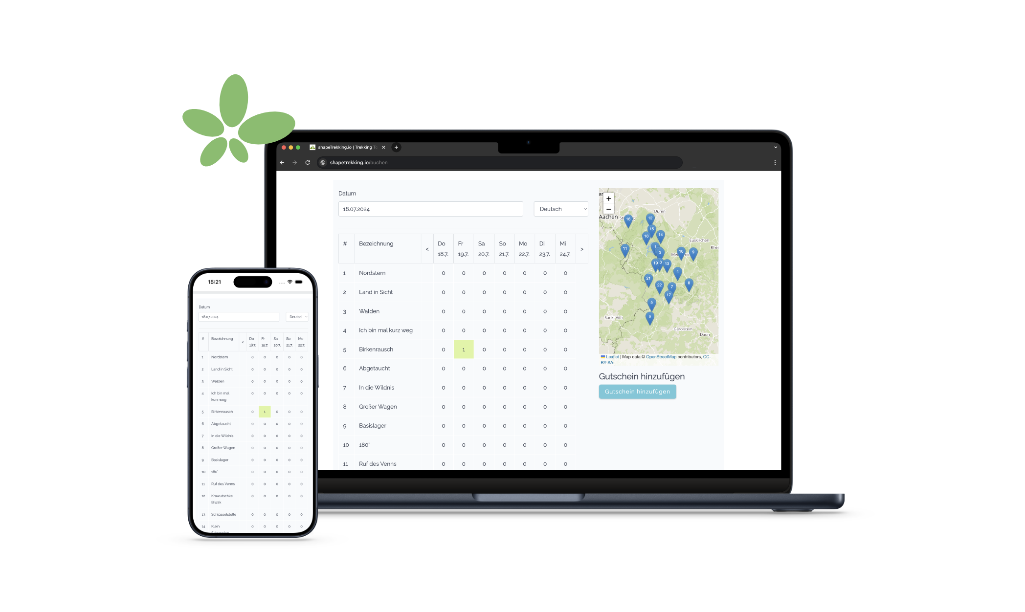 Startseite - shapeTrekking - Online Trekking Buchungstool