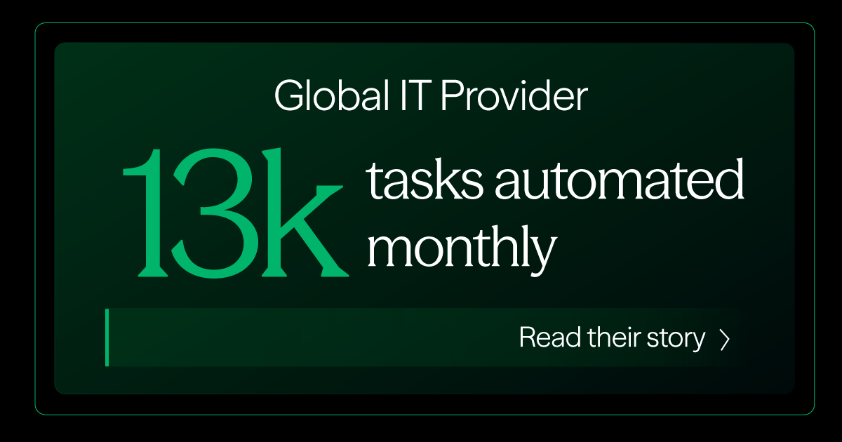 Global IT Services Provider Integrates Resolve to Drive Scaled Automation
