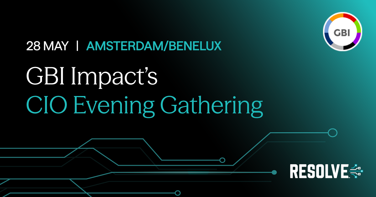 GBI Impact CIO Event - Amsterdam