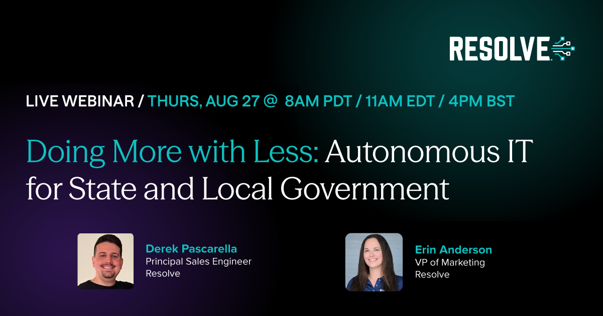 Resolve x Carahsoft Webinar