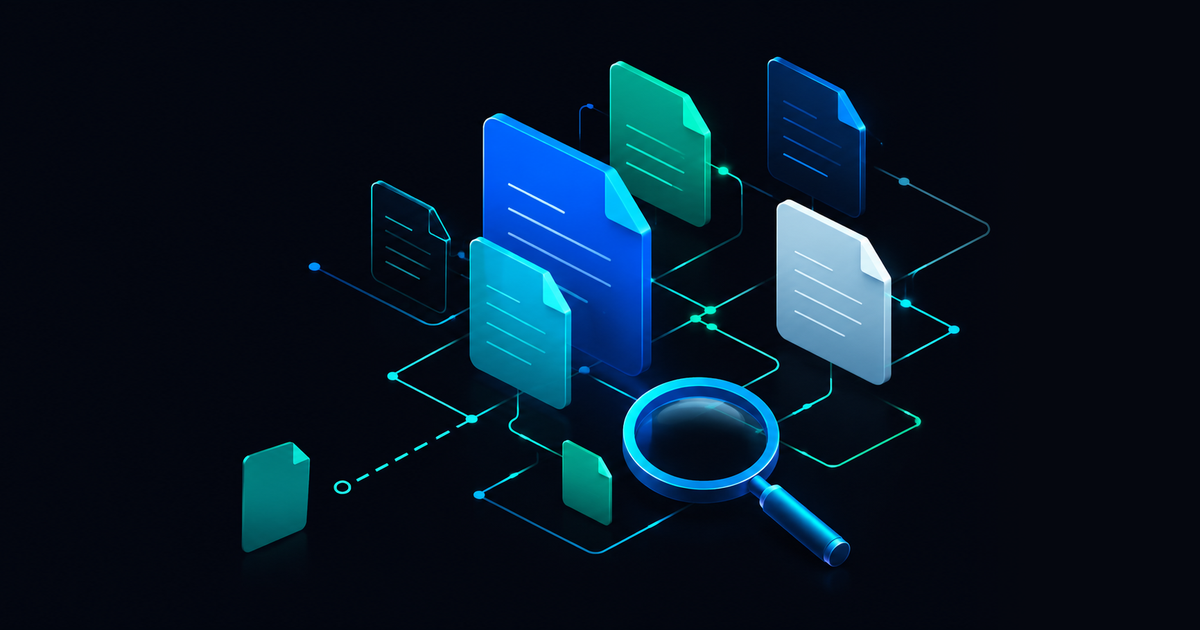 Abstract depiction of help desk knowledge base