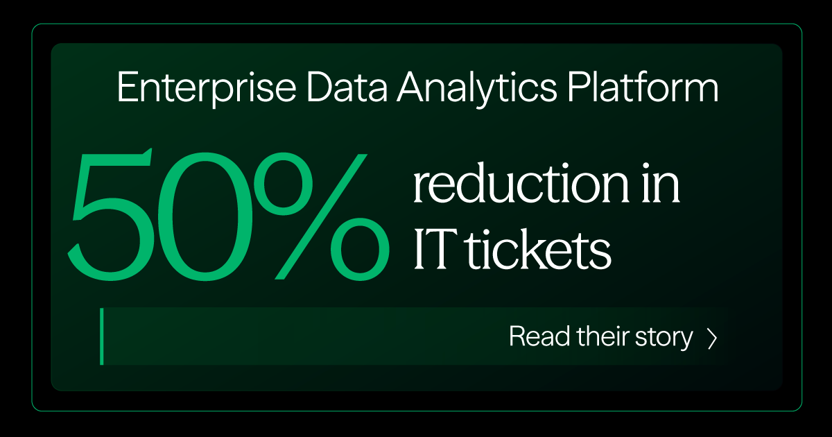 50% reduction in IT ticket volume