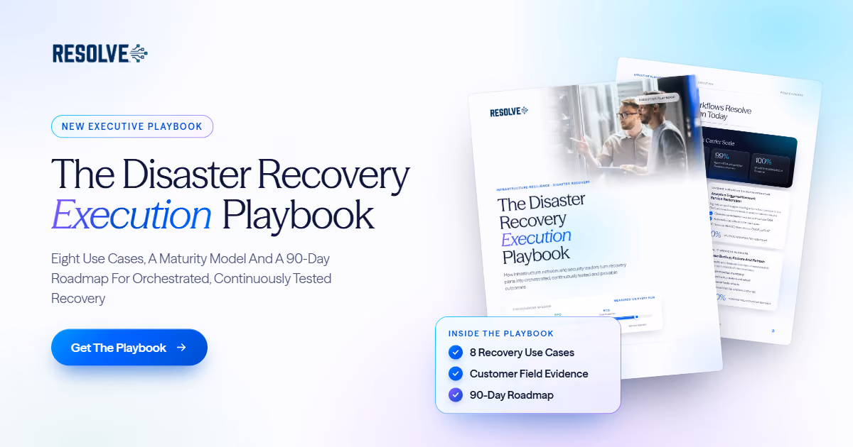 The Disaster Recovery Execution Playbook