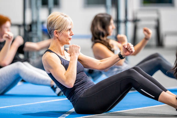 a lady working out at healthwise gym clonmel