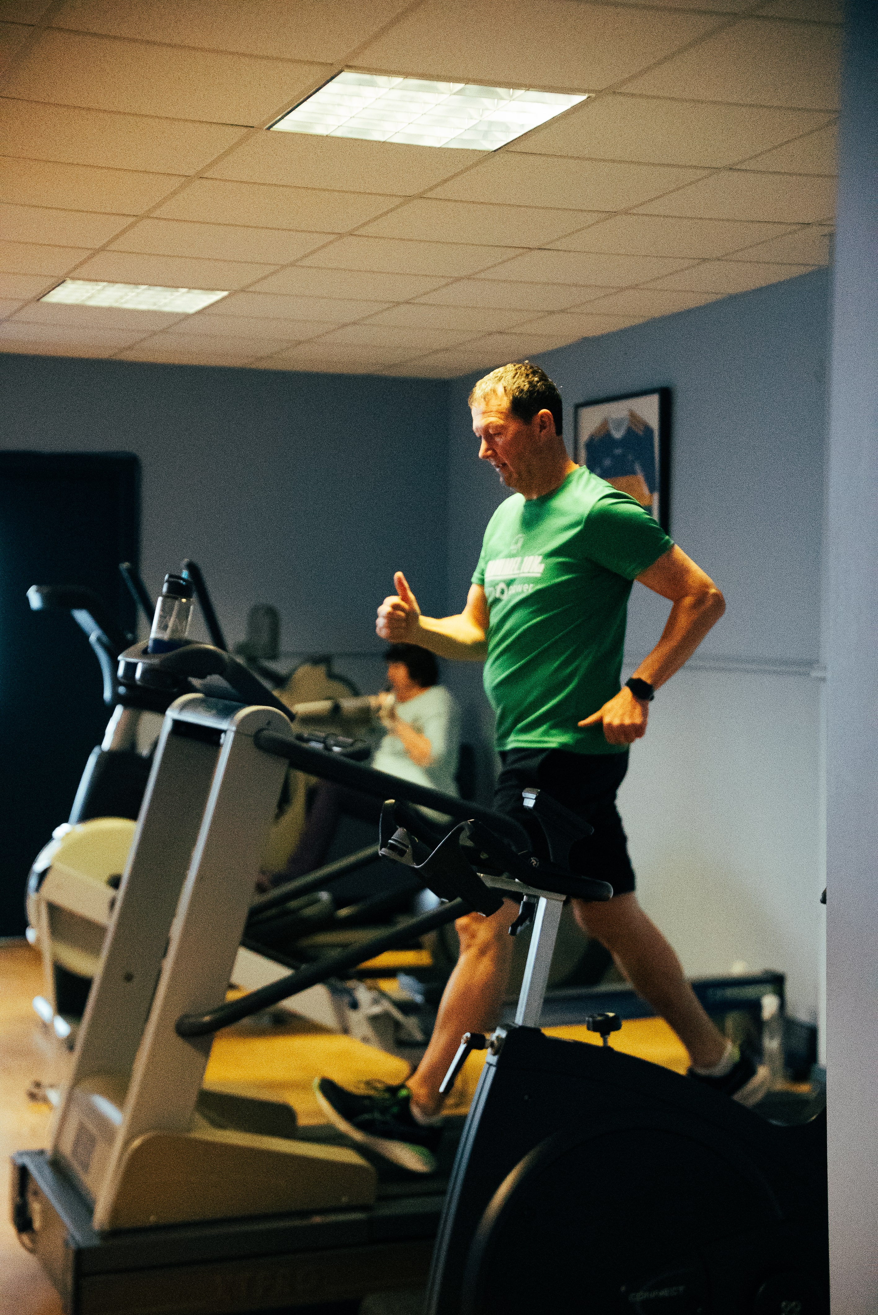 Heartwise member working out