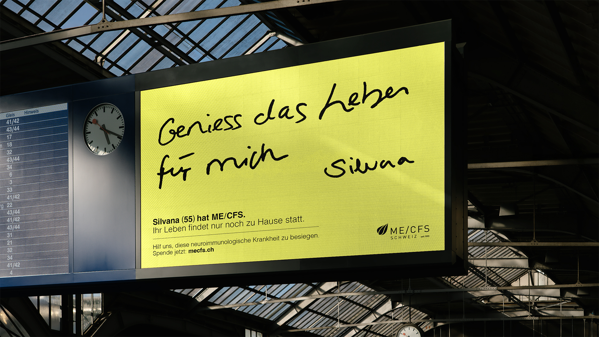 Geniess das Leben für mich
