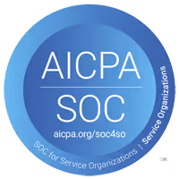 AICPA SOC logo representing System and Organization Controls for service organizations