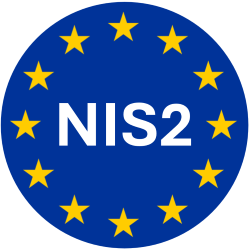 NIS2 logo representing EU cybersecurity directive for critical infrastructure