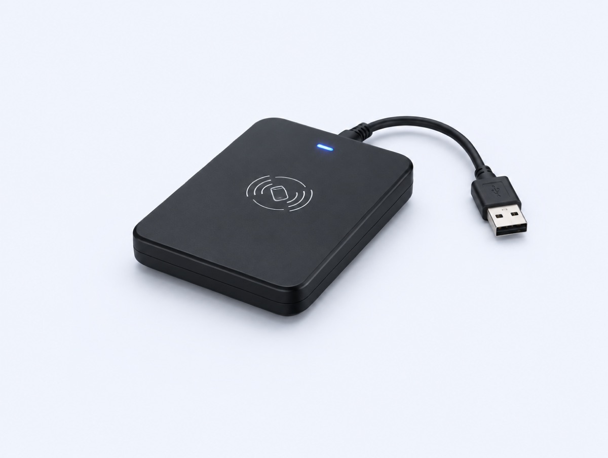 Desktop contactless USB card reader