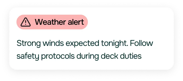 Crew Relations & Communications