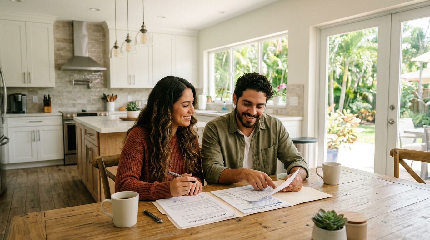 Woman discovering solar savings through QuiqNest Check