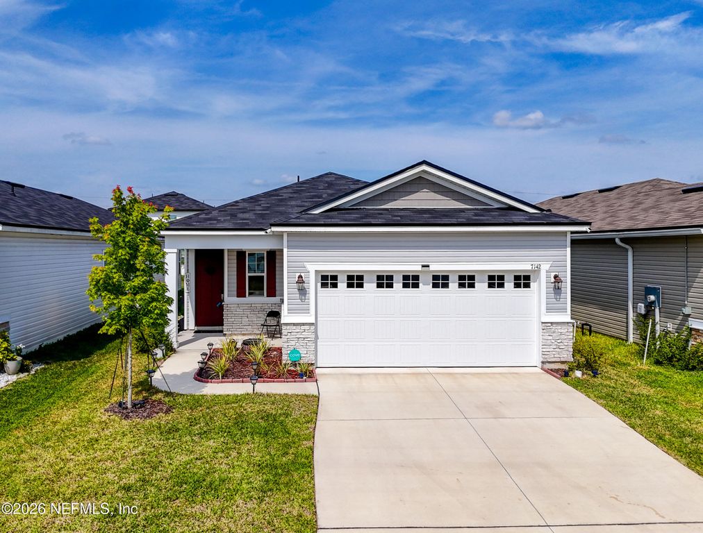 Aerial view of property