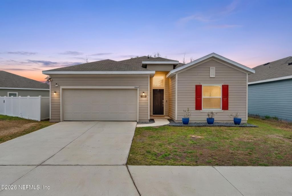 Aerial view of property