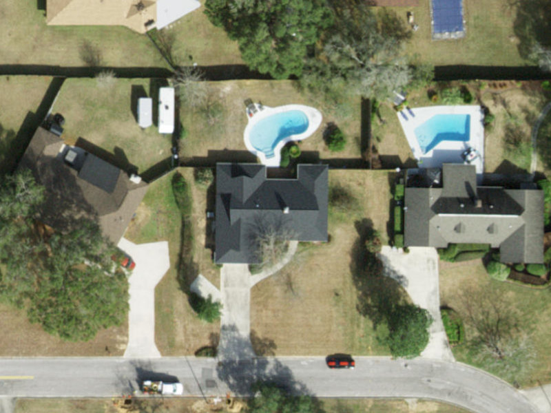 Verified aerial roof photo