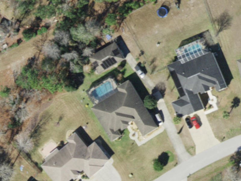 Verified aerial roof photo