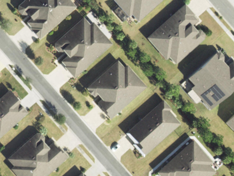 Verified aerial roof photo