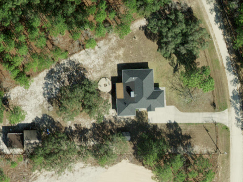 Verified aerial roof photo