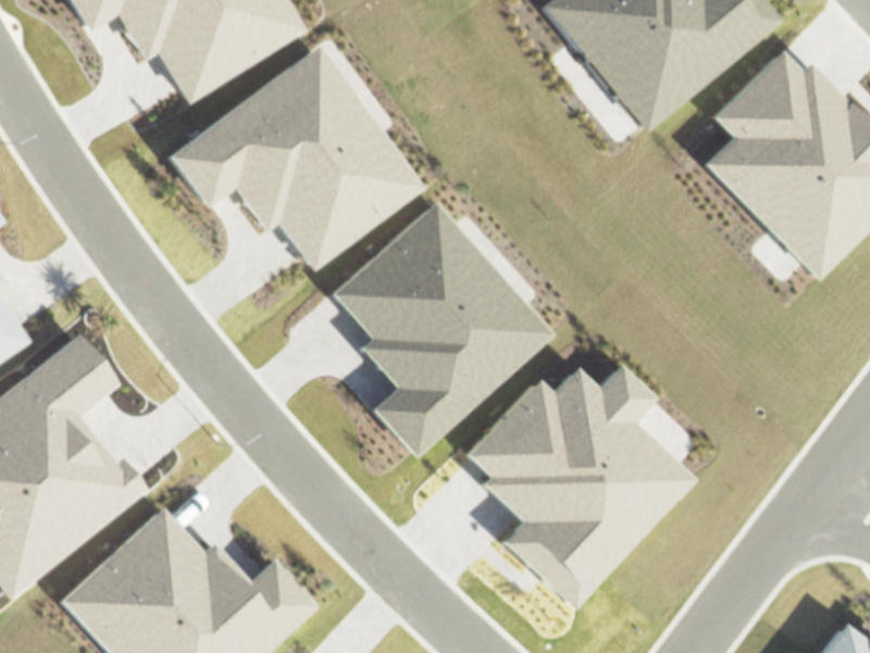 Verified aerial roof photo