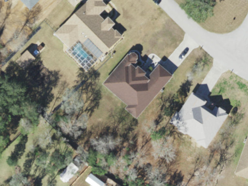 Verified aerial roof photo