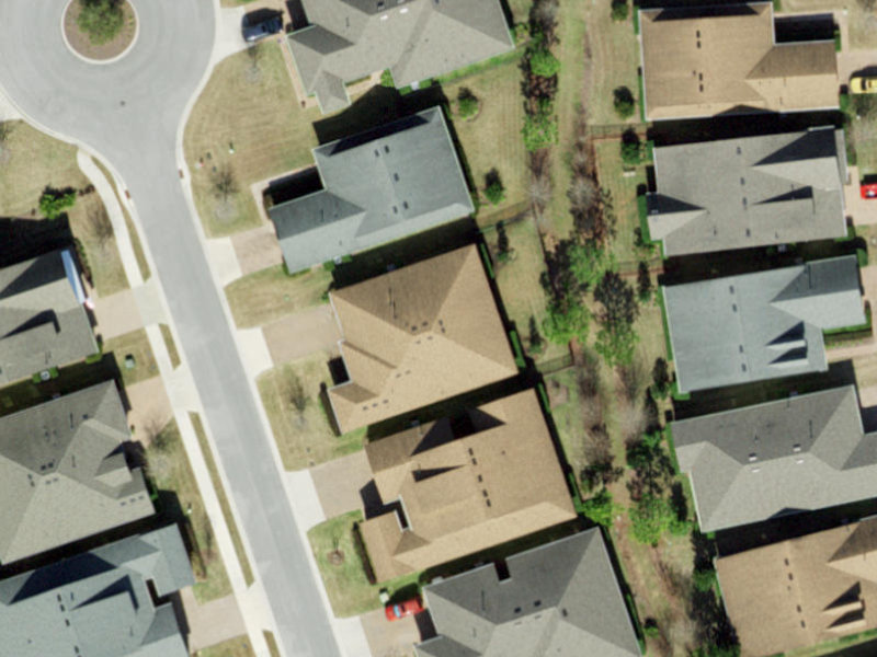 Verified aerial roof photo