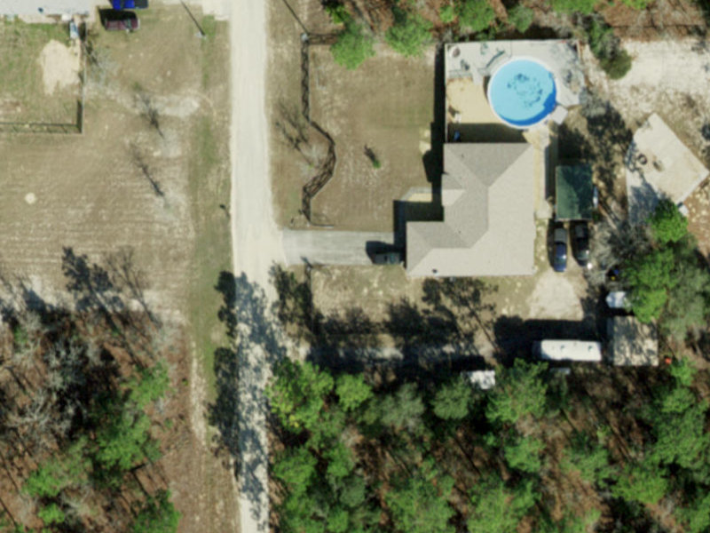 Verified aerial roof photo