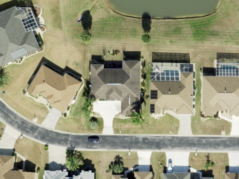Verified aerial roof photo