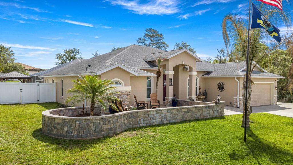 Aerial view of property