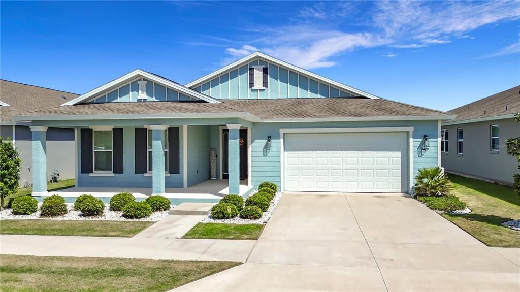 Aerial view of property