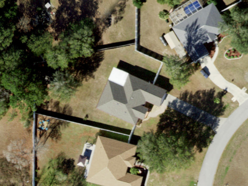 Verified aerial roof photo