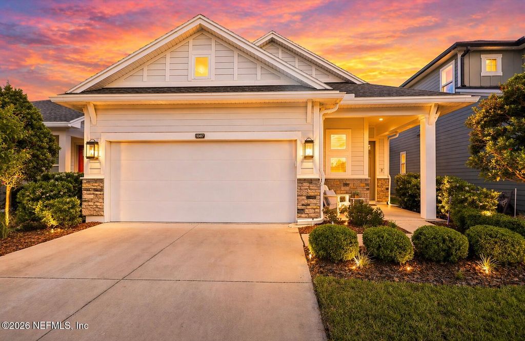 Aerial view of property