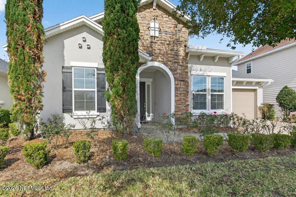 Aerial view of property