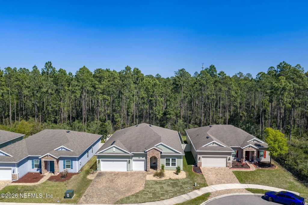 Aerial view of property