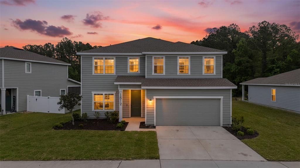 Aerial view of property