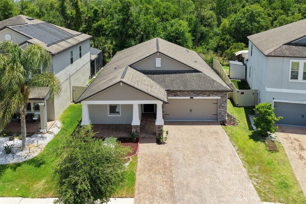 Aerial view of property