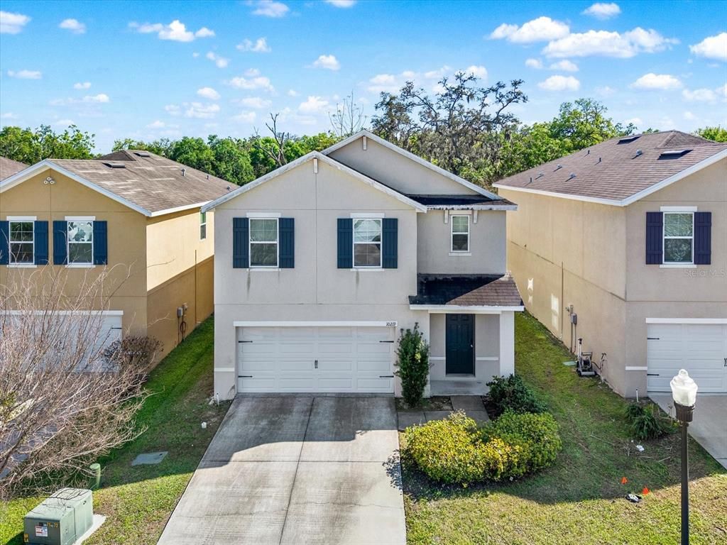 Aerial view of property
