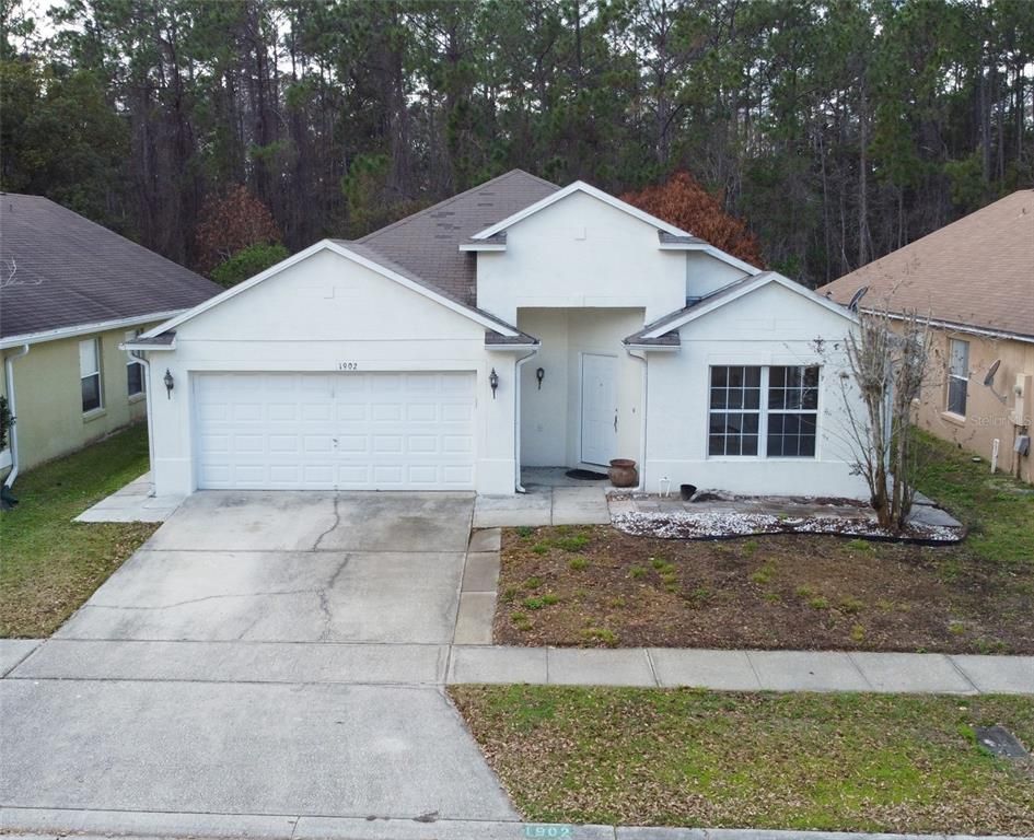Aerial view of property