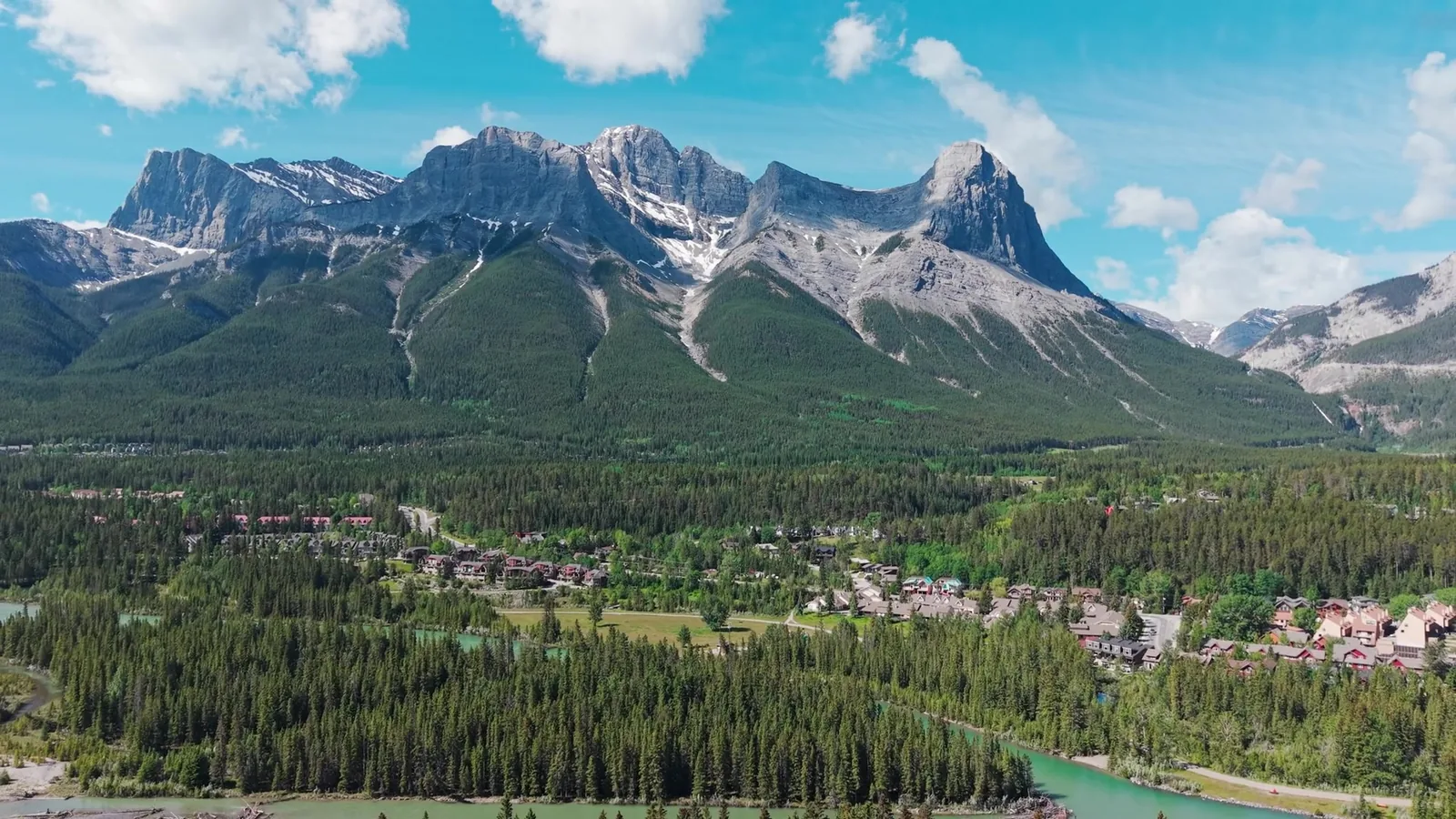 The Three Sisters above the Bow Valley