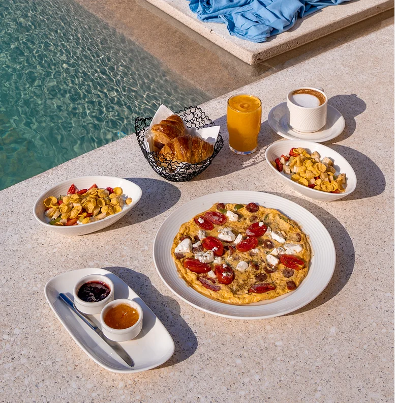 Breakfast table